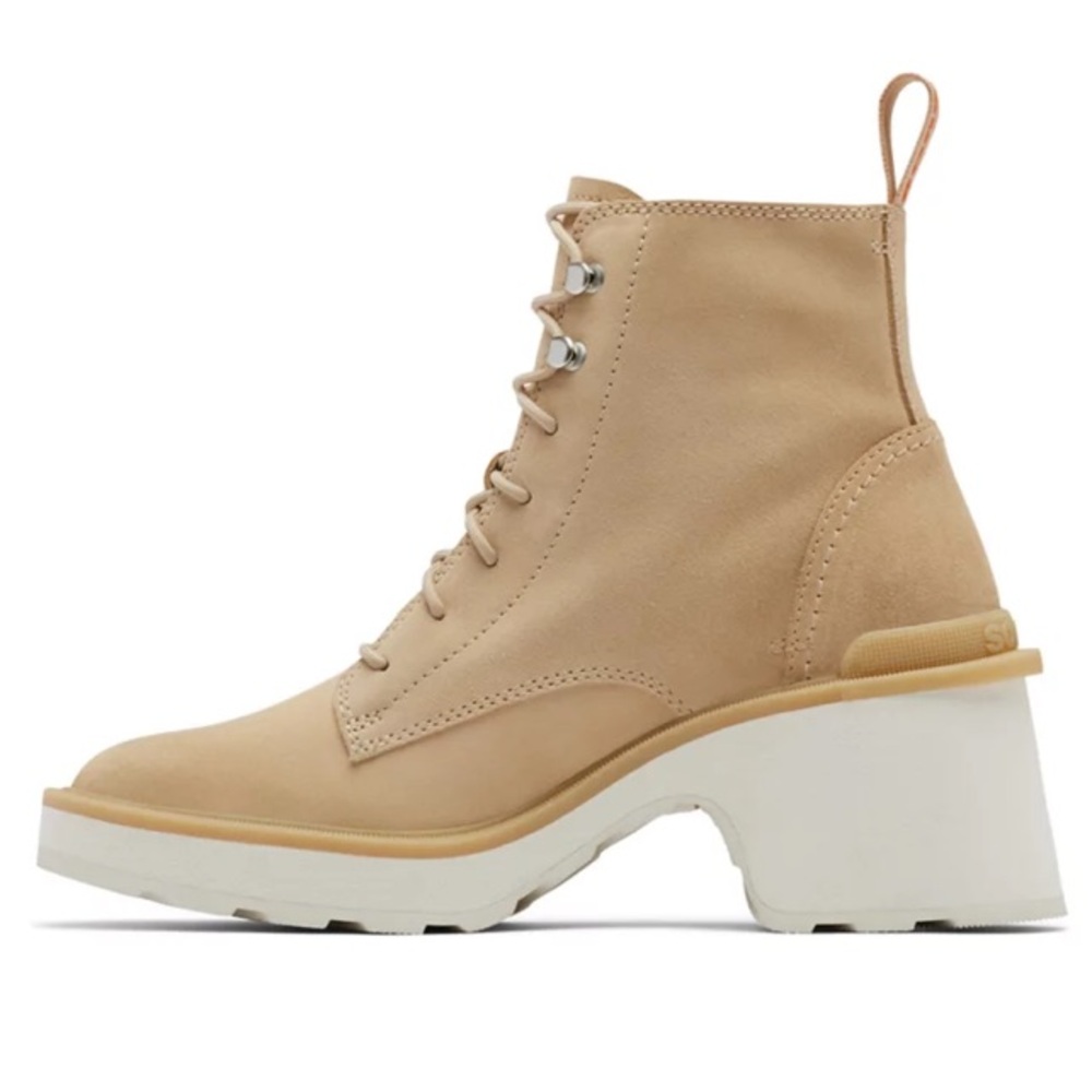 Sorel Sand Beige Lace-Up Ankle Boots - Picture 2 of 10